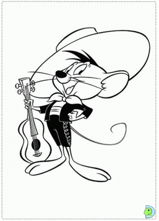 Speedy Gonzales Colouring Pages (page 2)
