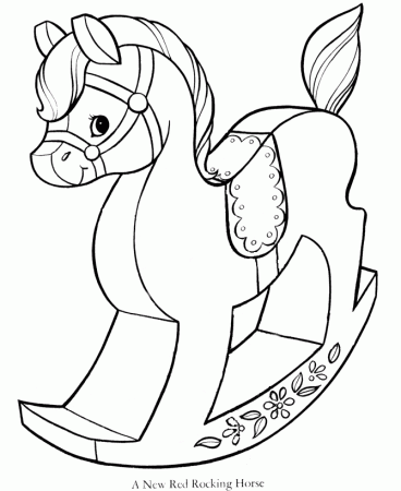 Horse Coloring Pages For Kids | Printable Coloring Pages