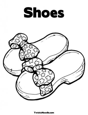 Shoes Coloring Pages | Coloring Pages