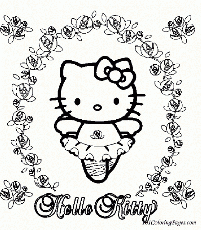 Hello Kitty Coloring Pages 53 Background HD | wallpaperhd77.com