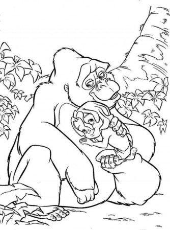King Kong Coloring Pages Free Printable King Kong Coloring Page 
