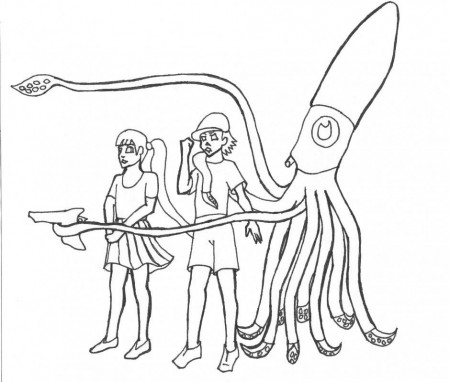 Octopus Squid Seahorse And Starfish Coloring Pages Id 76093 292159 