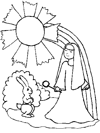 Rainbows Rainbow9 Bible Coloring Pages & Coloring Book