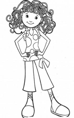 Groovy Girls Beautiful Coloring Pages - Kids Colouring Pages