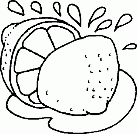 Funny Fruits Coloring Pages