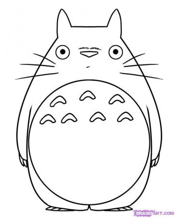 Totoro from My Neighbor Totoro | Coloring Pages