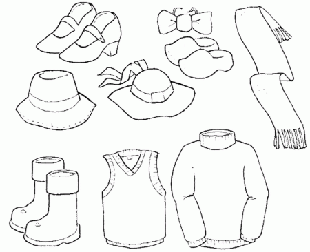 Boys Clothes Coloring Pages - Coloring Pages For All Ages