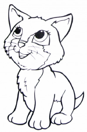 cute kitty coloring pages. free coloring pages of cute cute dogs ...