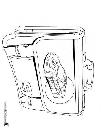 School bag for boys coloring pages - Hellokids.com
