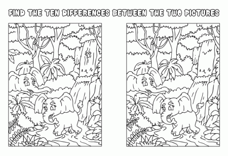 Give you 20 find the difference pages for your coloring book by  Marceldornis | Fiverr