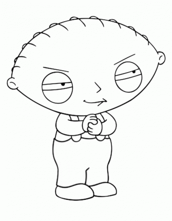 Stewie - Coloring Pages for Kids and for Adults