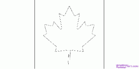 Canada Flag Coloring Page