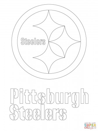 Pittsburgh Steelers Logo coloring page