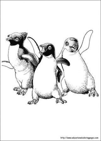 Happy Feet - Coloring Pages for Kids and for Adults