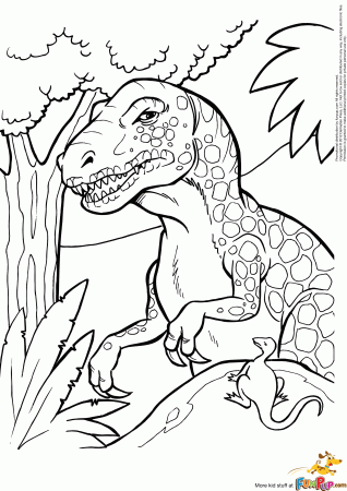Animal ~ Printable T Rex Coloring Pages ~ Coloring Tone