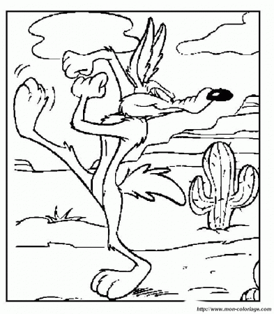 6 Pics of Road Runner Wile E. Coyote Coloring Pages - Wile E ...