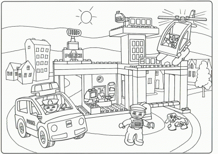Lego City Coloring Pages Print Lego City Coloring Pages Printable ...