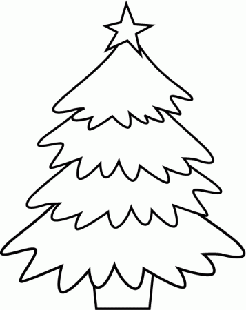 Christmas Tree Coloring Sheet | Color Page
