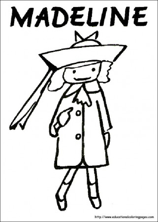 Madeline Coloring - Educational Fun Kids Coloring Pages and ...