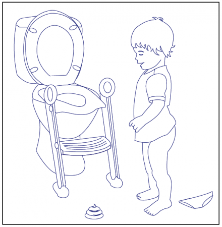 Free Potty Training Coloring pages for download