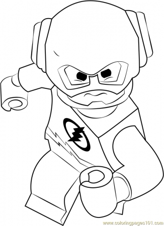 Lego The Flash Coloring Page - Free Lego Coloring Pages ...