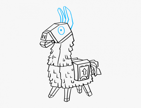 How To Draw Llama From Fortnite - Draw A Fortnite Llama Step ...