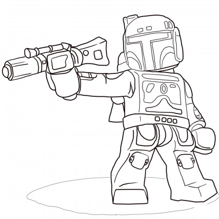 Boba Fett Coloring Pages - Best Coloring Pages For Kids