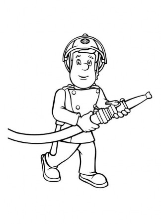 Fireman Sam - Free printable Coloring pages for kids