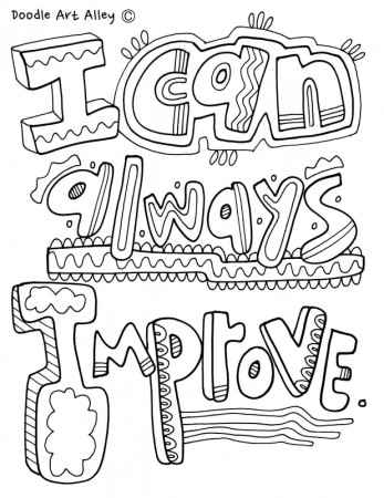 Growth Mindset Coloring Pages - Classroom Doodles