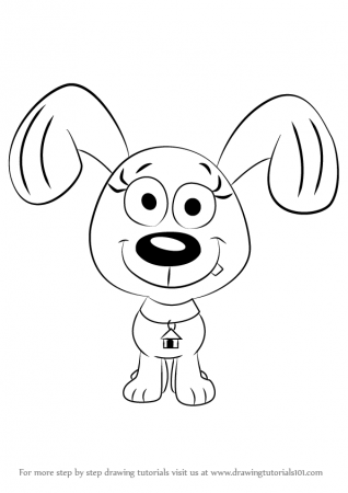 Learn How to Draw Rebound from Pound Puppies (Pound Puppies) Step by Step :  Drawing Tutorials