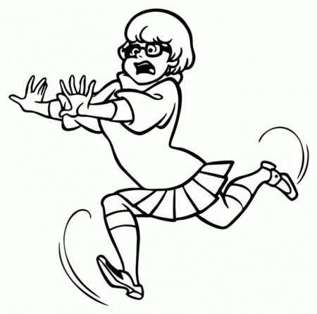 Velma and Shaggy Playing Golf Coloring Page | Animal pages of ...