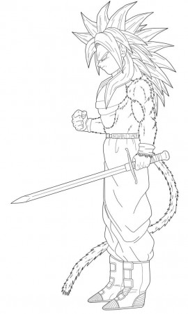 8 Pics of Trunks Super Saiyan Coloring Pages - Trunks Dragon Ball ...