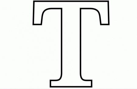 Letter T Free Alphabet Coloring Page | Alphabet Coloring pages of ...