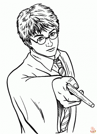 Free Harry Potter Coloring Pages for Kids | GBcoloring