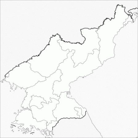 North Korea Map coloring page | Free Printable Coloring Pages