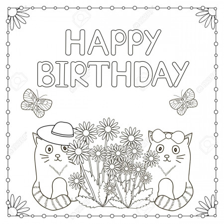 Coloring Books For Kids To Print Free Happy Birthday Sheets Printable Pages  Adults On Amazon – Approachingtheelephant