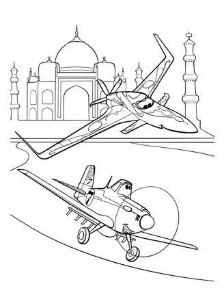 Planes for children - Planes Kids Coloring Pages
