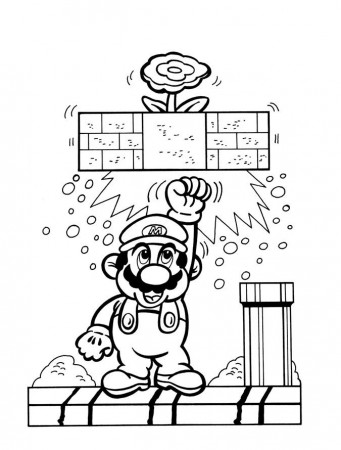 Super Mario Bros. Coloring Pages | Coloring Books at Retro Reprints - The  world's largest c… in 2020 | Super mario coloring pages, Mario coloring  pages, Cute coloring pages