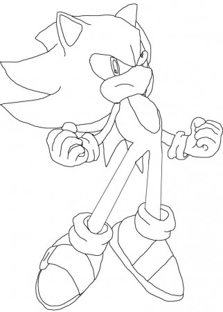 Sonic Coloring Pages To Print Free - Coloring Page