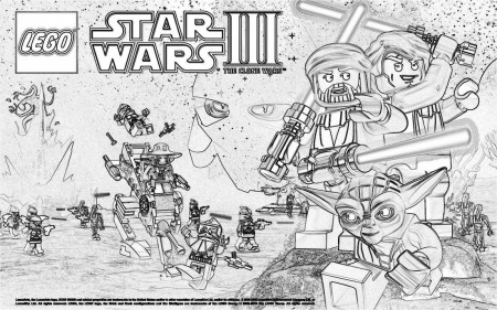 Coloring Pages - LEGO Star Wars: Nathanael's Informational Site