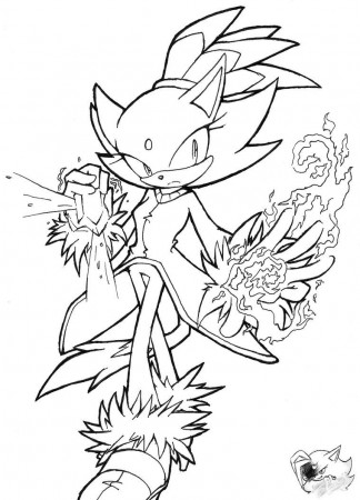 14 Pics of Blaze The Cat Coloring Pages - Sonic Blaze The Cat ...