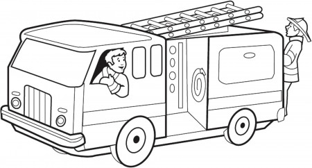 Fire Station Coloring Pages Download And Print For Free ...