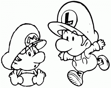 all mario characters coloring pages | Games Info