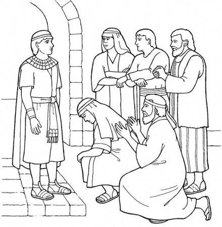 10 Pics of Joseph Sold By His Brothers Coloring Page - Joseph Sold ...