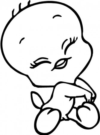 Cute Baby Cartoon - Coloring Pages for Kids and for Adults