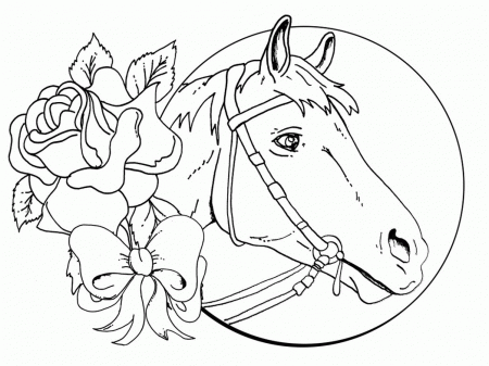 horse-coloring-pages-for-girls-free-528249 Â« Coloring Pages for ...