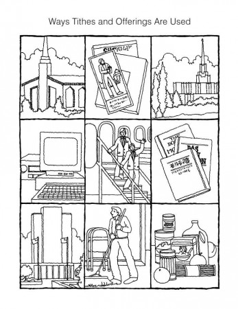 Tithing coloring page | church - tithing | Pinterest | Coloring ...