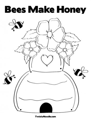 Best Photos of Honey Bee Coloring Pages Realistic - Honey Bee ...