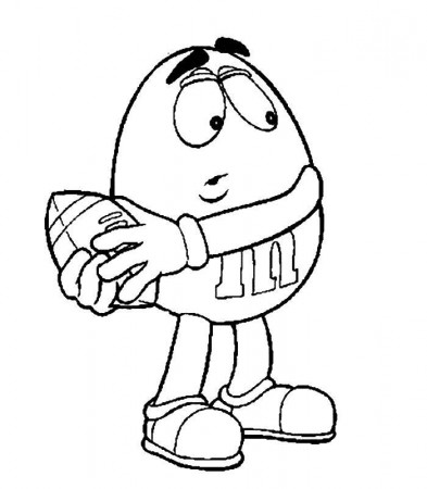 M and ms coloring pages