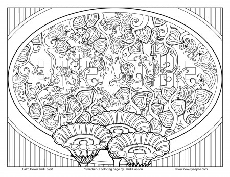 Free Coloring Pages For Relaxing Stressing The Art Of Picture Ideas Breathe  Book Sheet – Approachingtheelephant